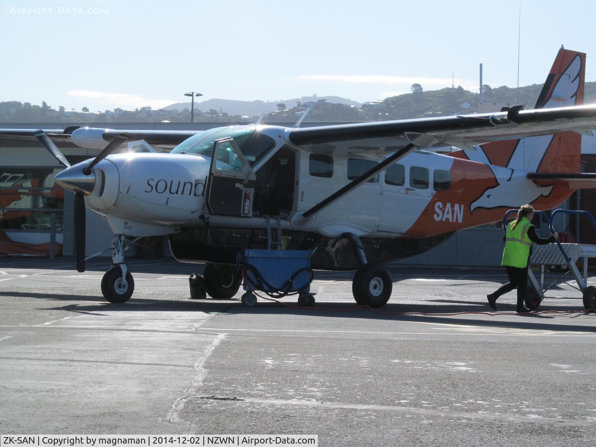 ZK-SAN, 2002 Cessna 208 Caravan I C/N 20800360, Actually a c208 with sounds air