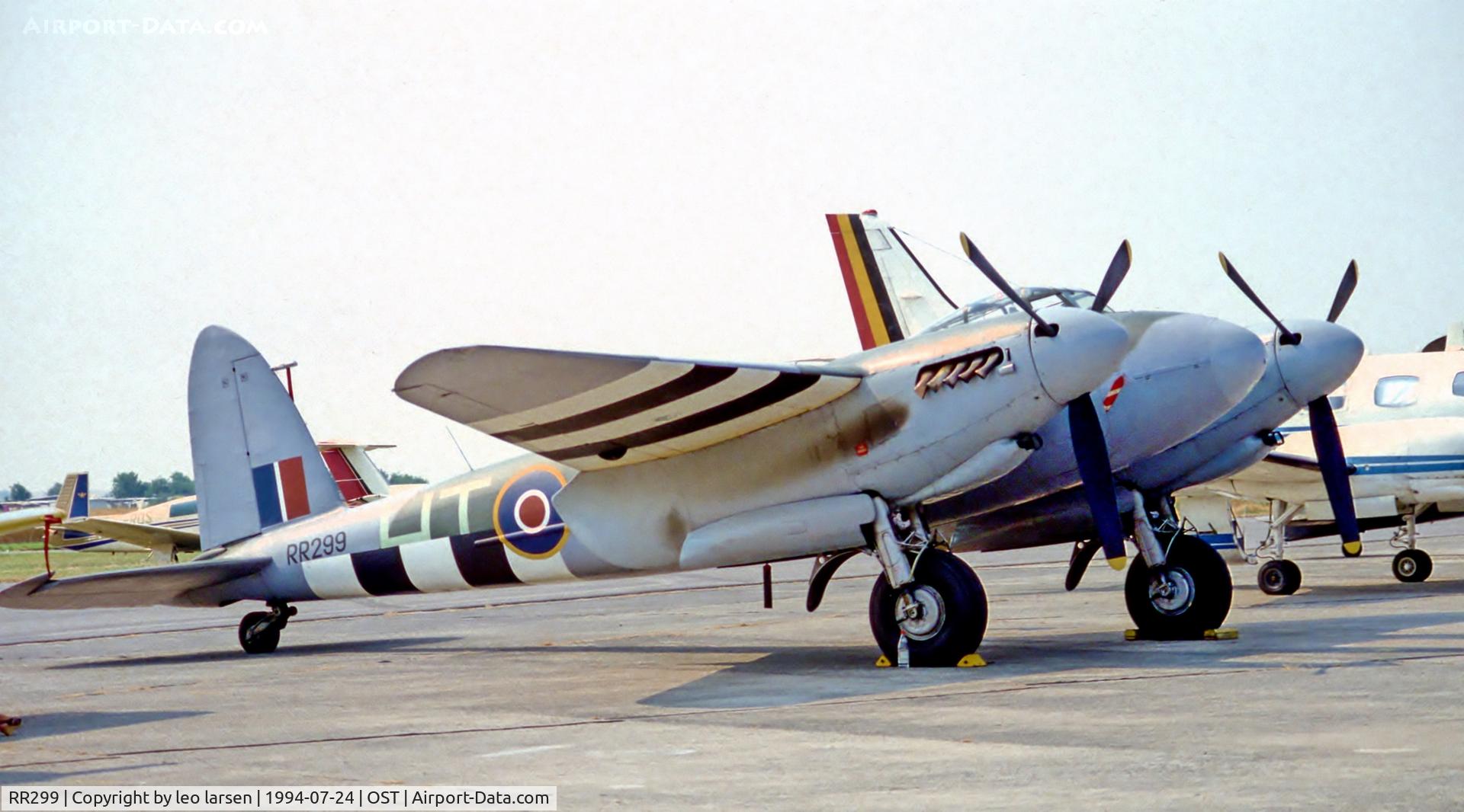 RR299, 1965 De Havilland DH98 Mosquito T.3 C/N RR299, Ostende Air Show 24.7.94.civil reg. G-ASKH