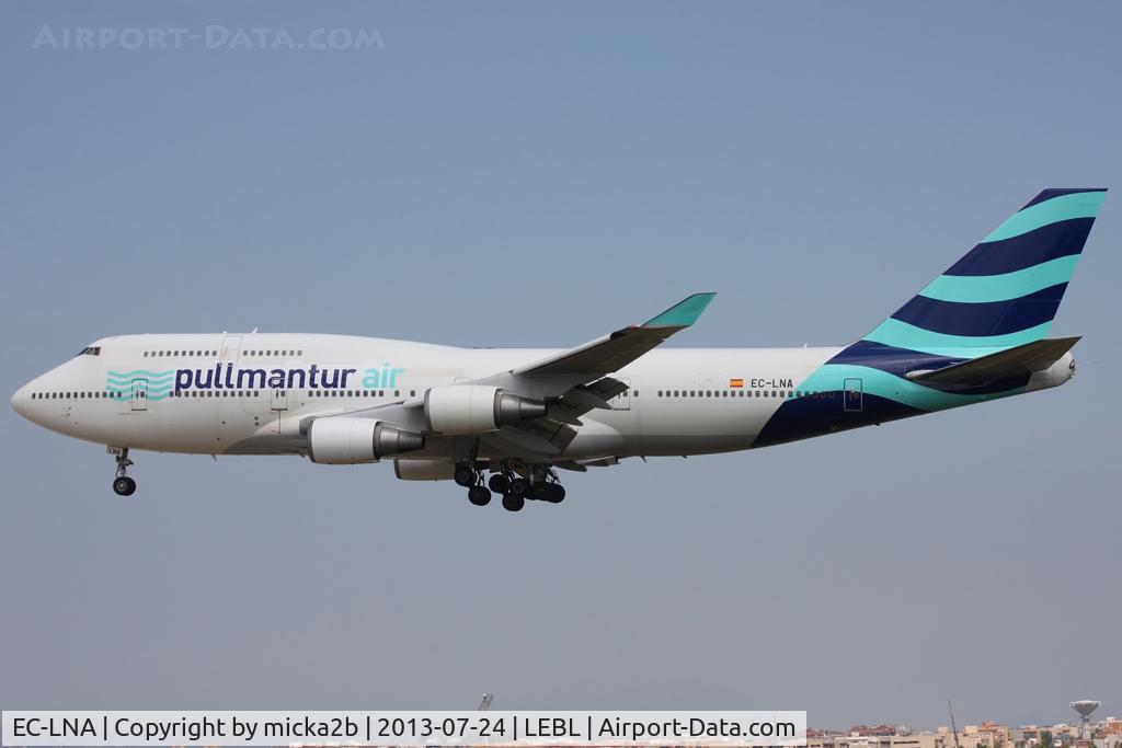 EC-LNA, 1992 Boeing 747-446 C/N 26346, Landing