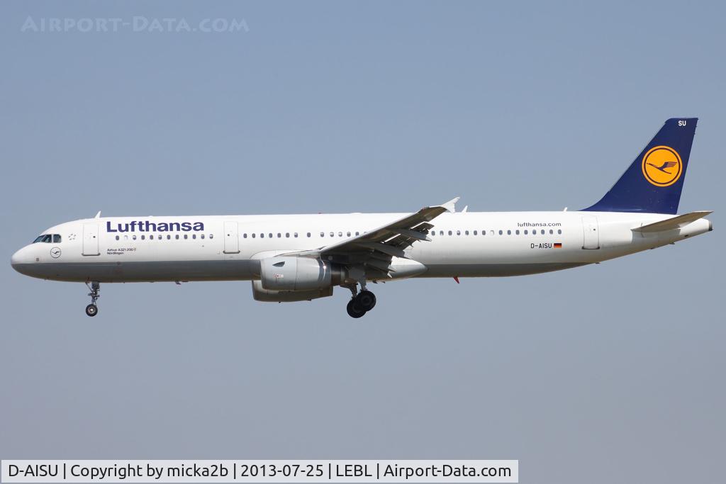 D-AISU, 2009 Airbus A321-231 C/N 4016, Landing