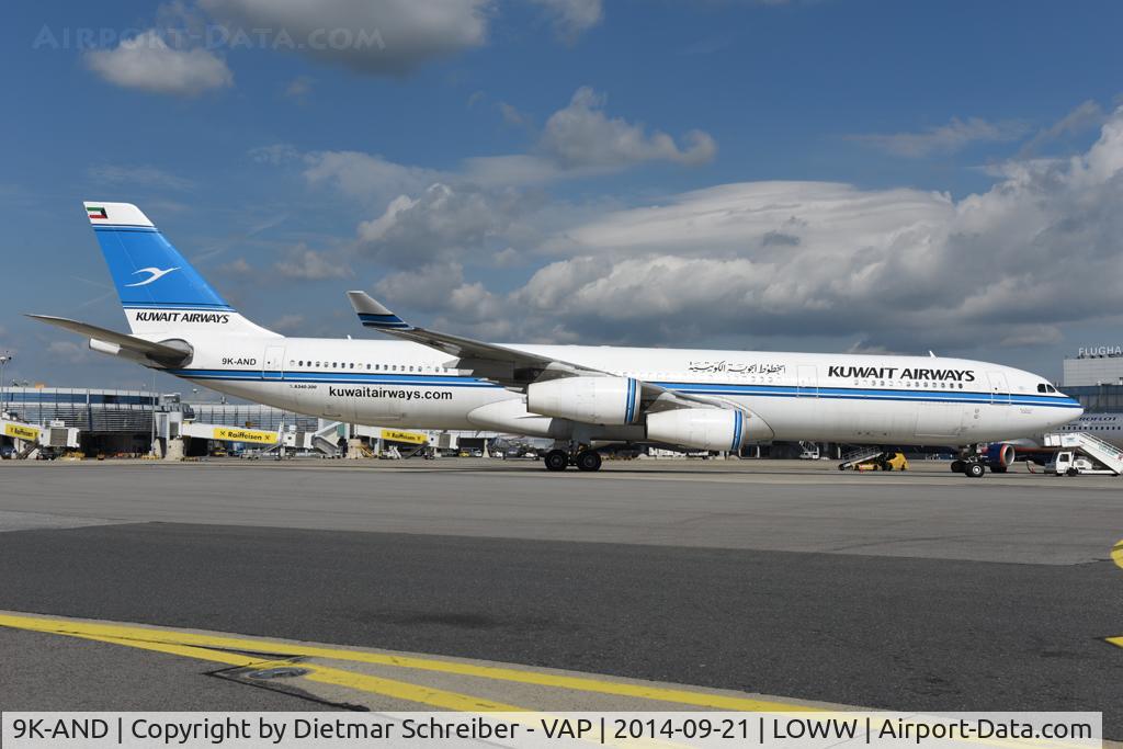 9K-AND, 1995 Airbus A340-313 C/N 104, Kuwait Airways Airbus 340-300