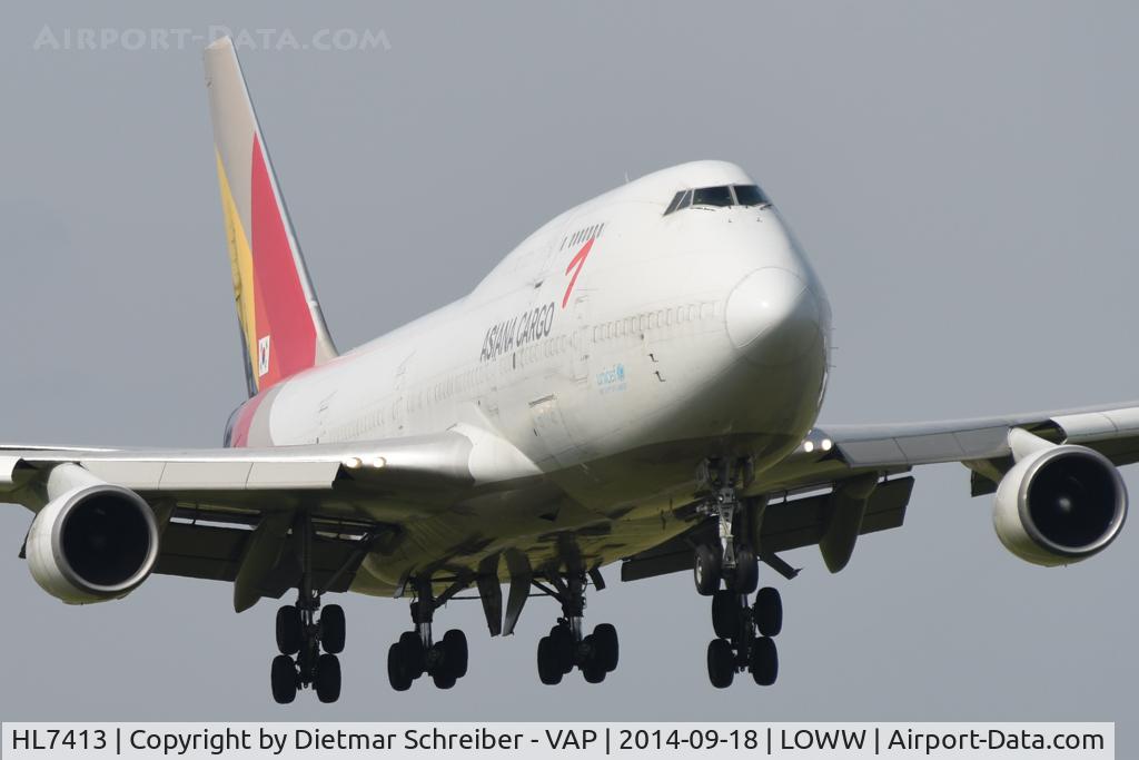 HL7413, 1991 Boeing 747-48ESF C/N 25405, Asiana Boeing 747-400