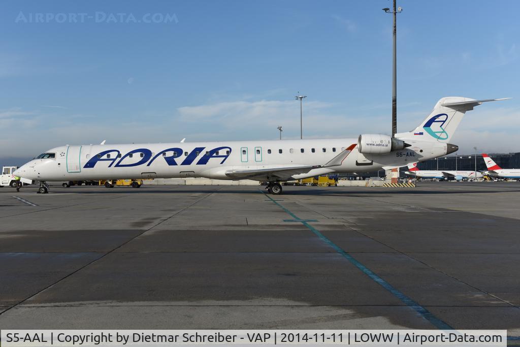 S5-AAL, 2007 Bombardier CRJ-900LR (CL-600-2D24) C/N 15129, Adria Airways CRJ900