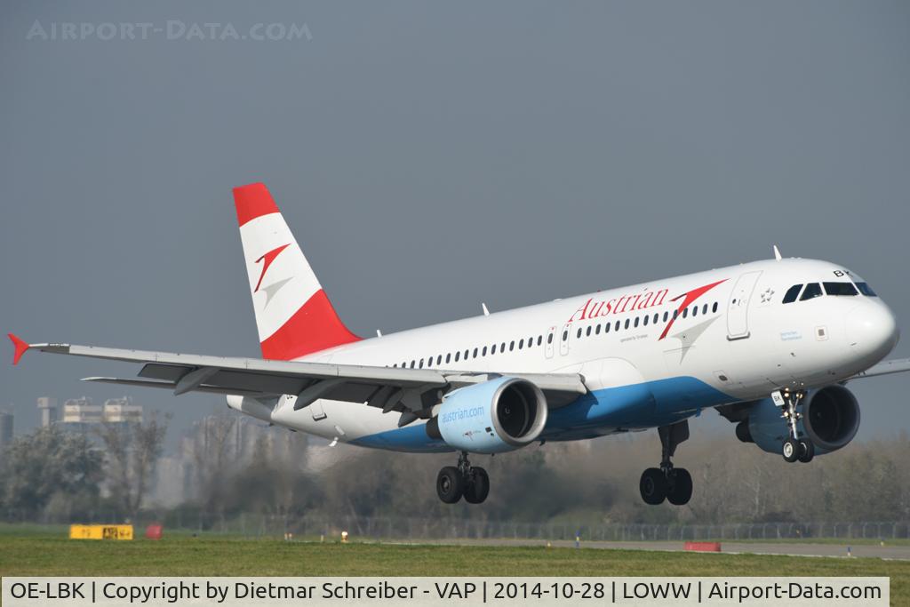 OE-LBK, 2003 Airbus A320-214 C/N 1931, Austrian Airlines Airbus 320