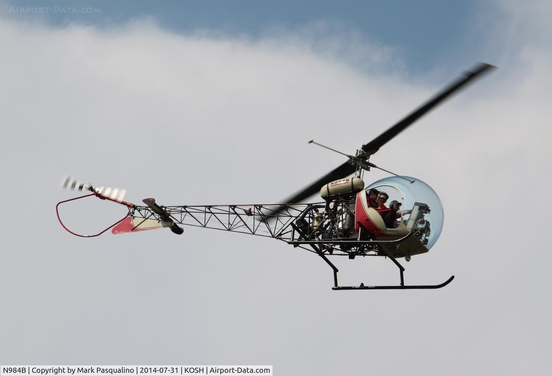 N984B, 1955 Bell 47G-2 C/N 1382, Bell 47G-2