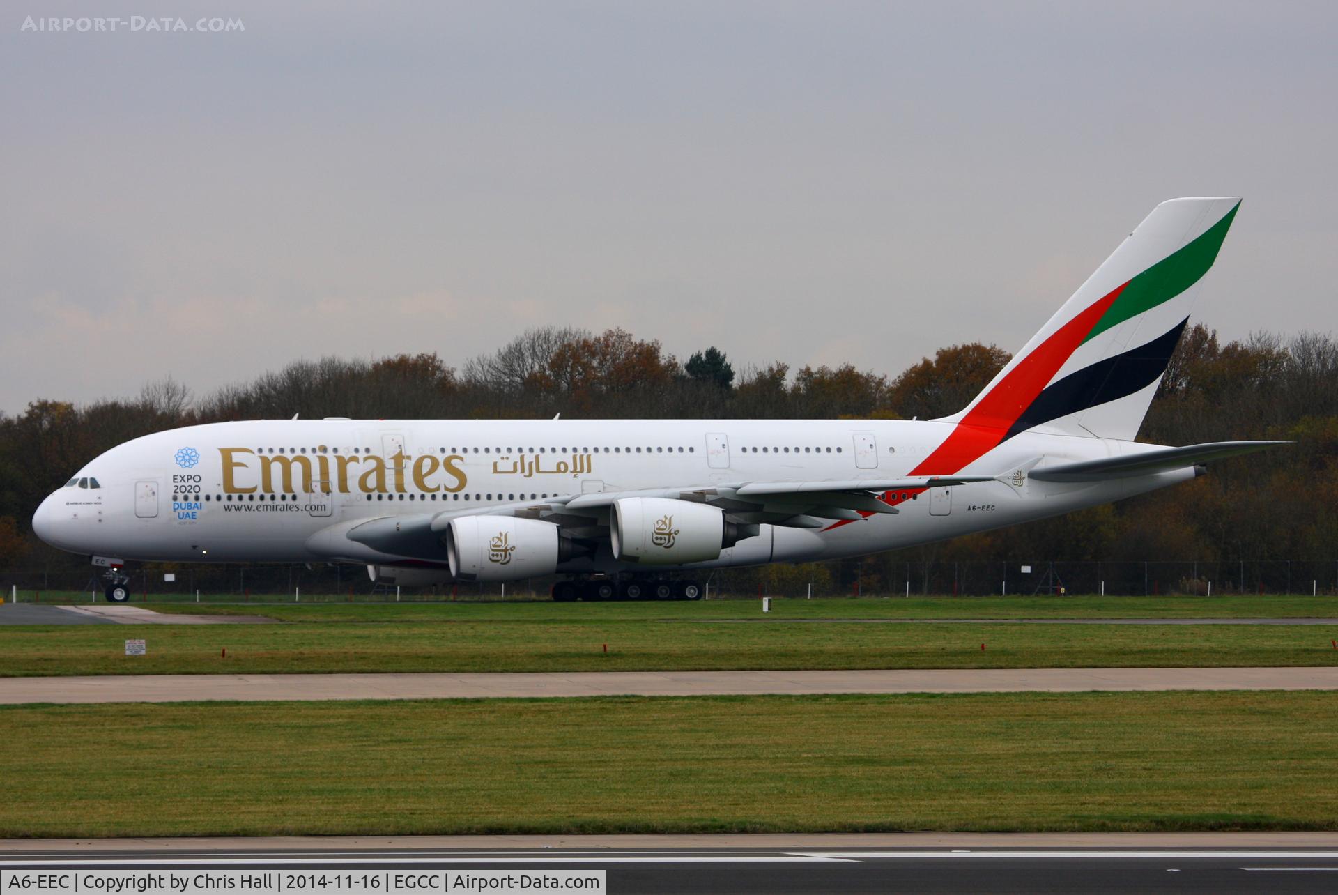 A6-EEC, 2012 Airbus A380-861 C/N 110, Emirates