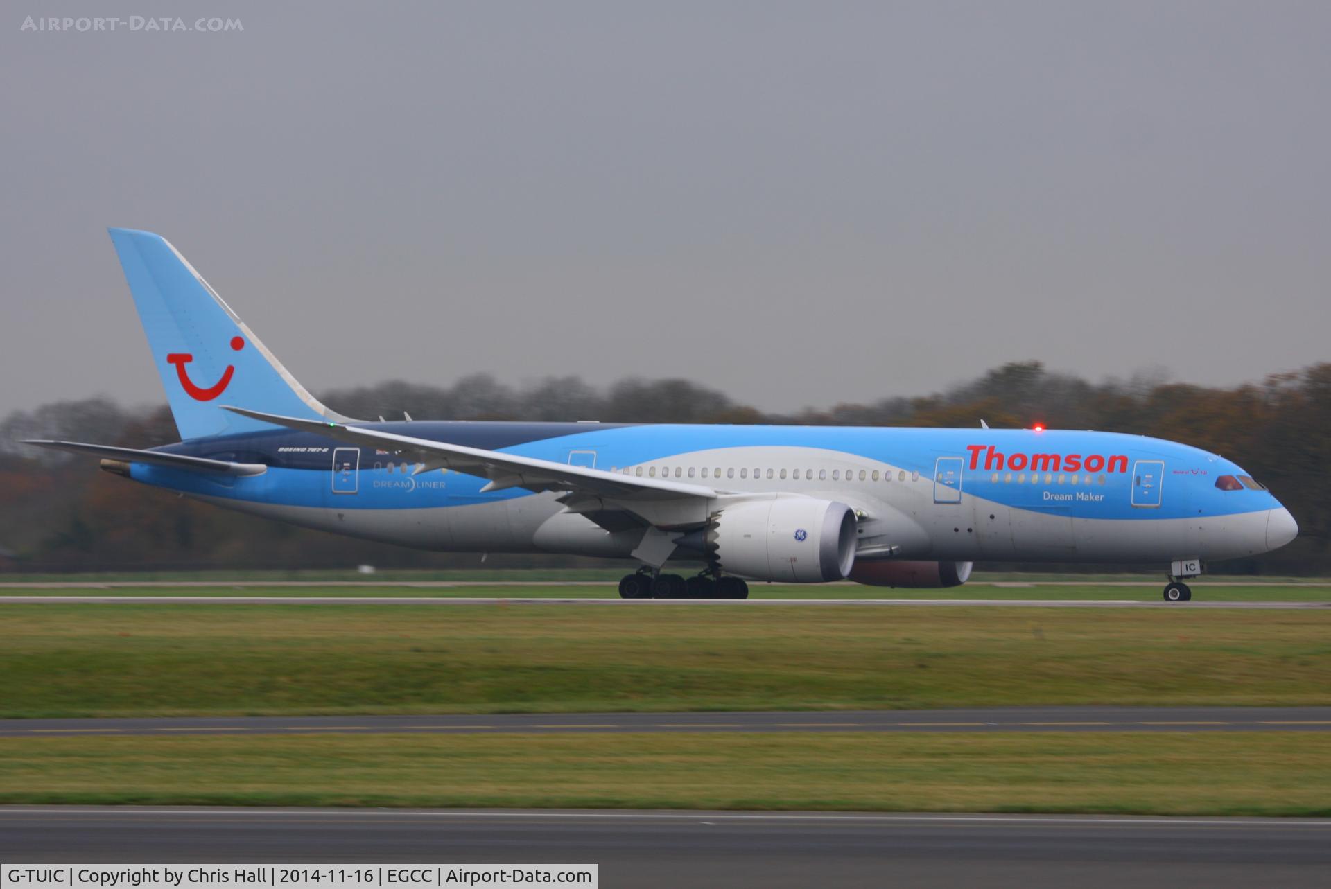 G-TUIC, 2013 Boeing 787-8 Dreamliner C/N 34424, Thomson