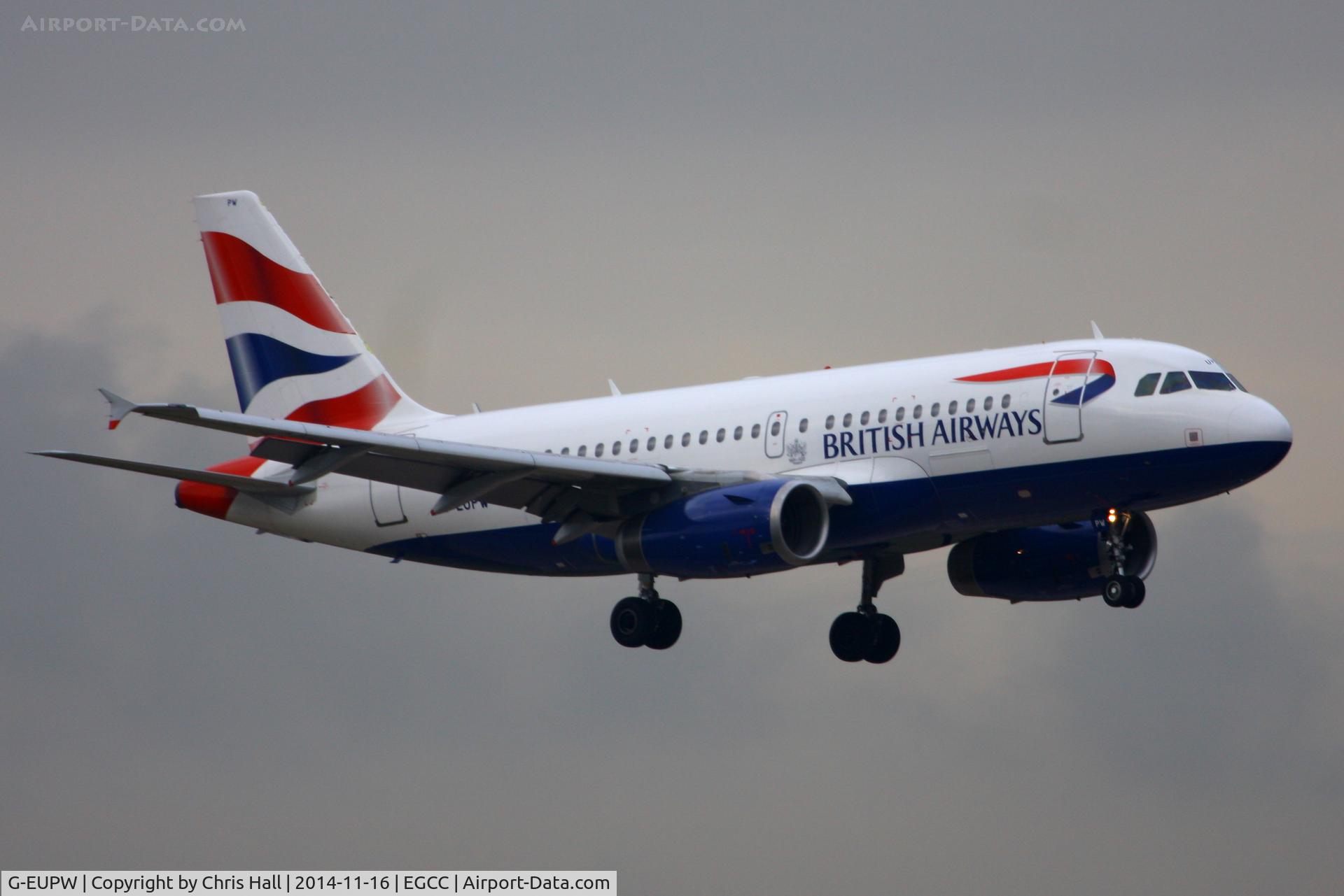 G-EUPW, 2001 Airbus A319-131 C/N 1440, British Airways