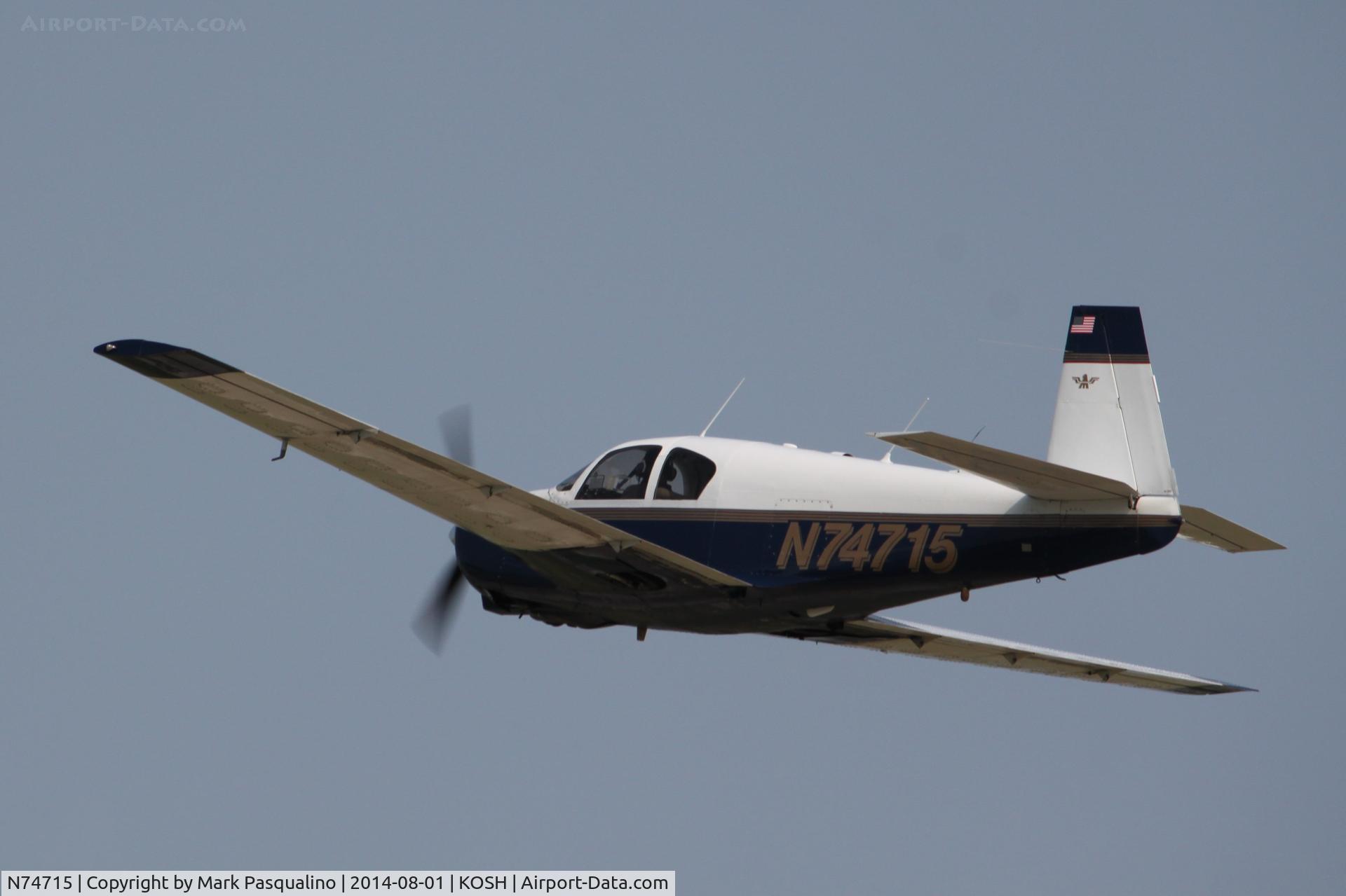N74715, 1961 Mooney M20B Mark 21 C/N 1715, Mooney M20B