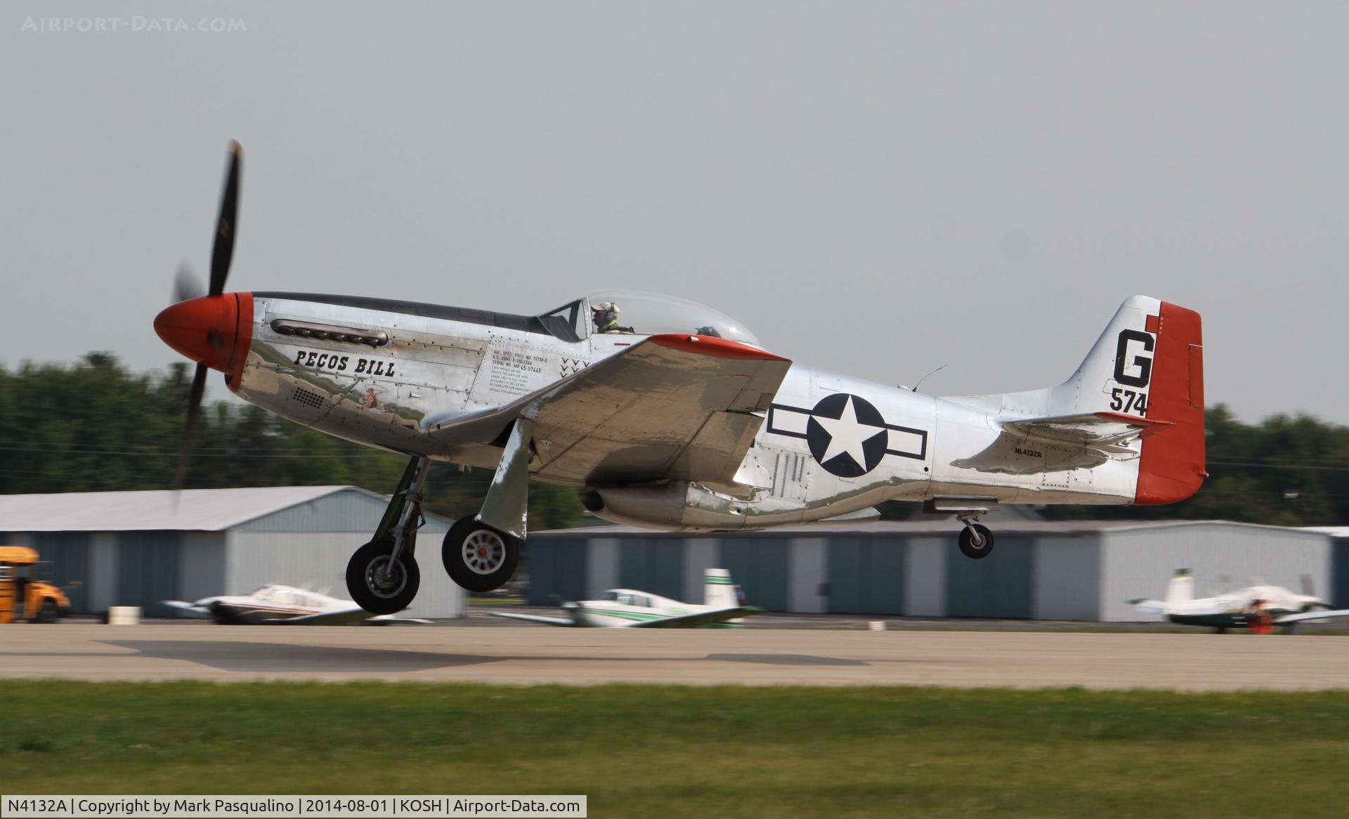 N4132A, 1944 North American P-51D Mustang C/N 122-40985, North American P-51D