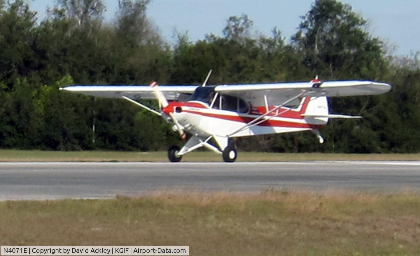N4071E, 1977 Piper PA-18-150 Super Cub C/N 18-7809061, Supercub just after rebuild