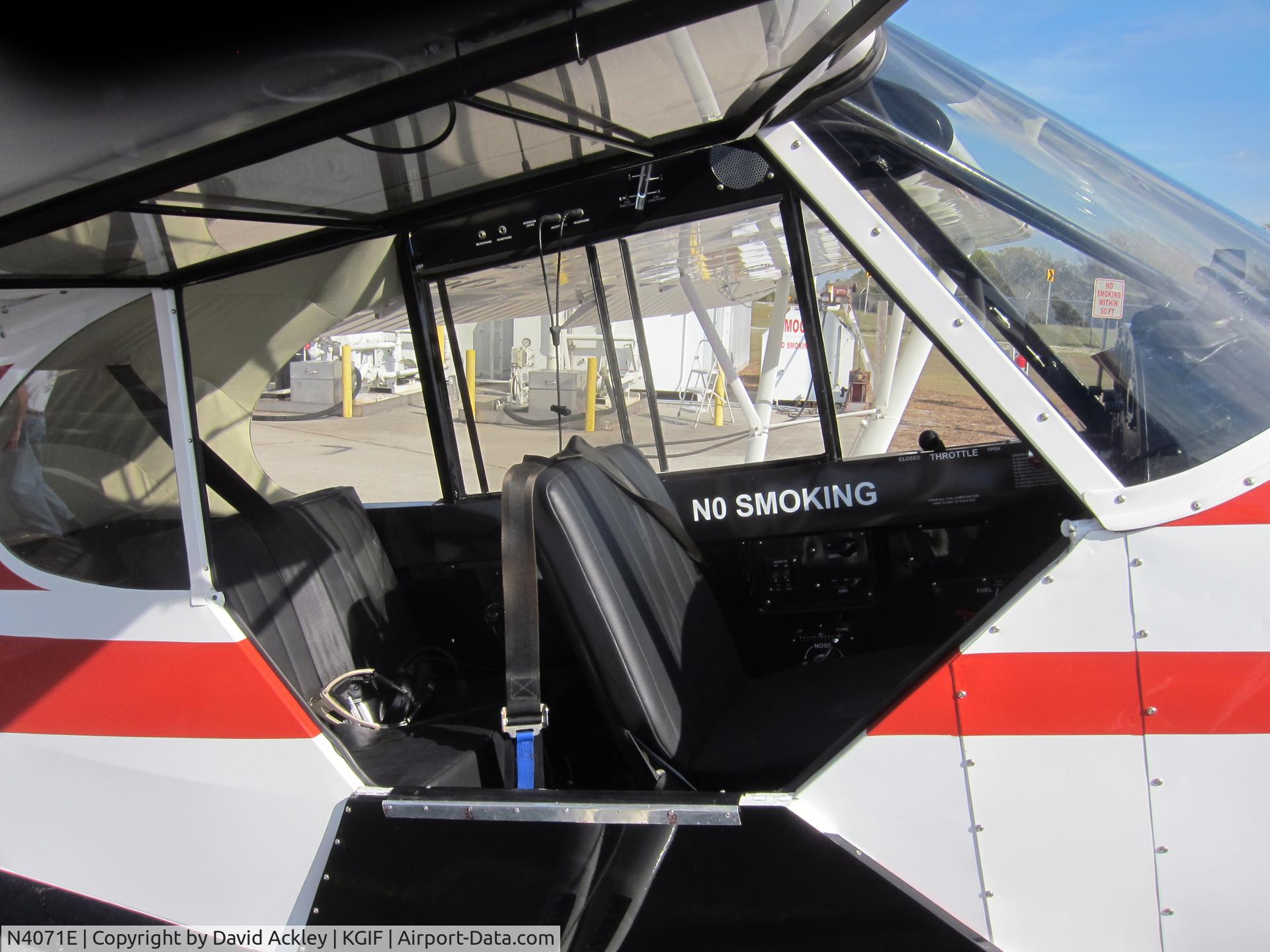 N4071E, 1977 Piper PA-18-150 Super Cub C/N 18-7809061, Interior