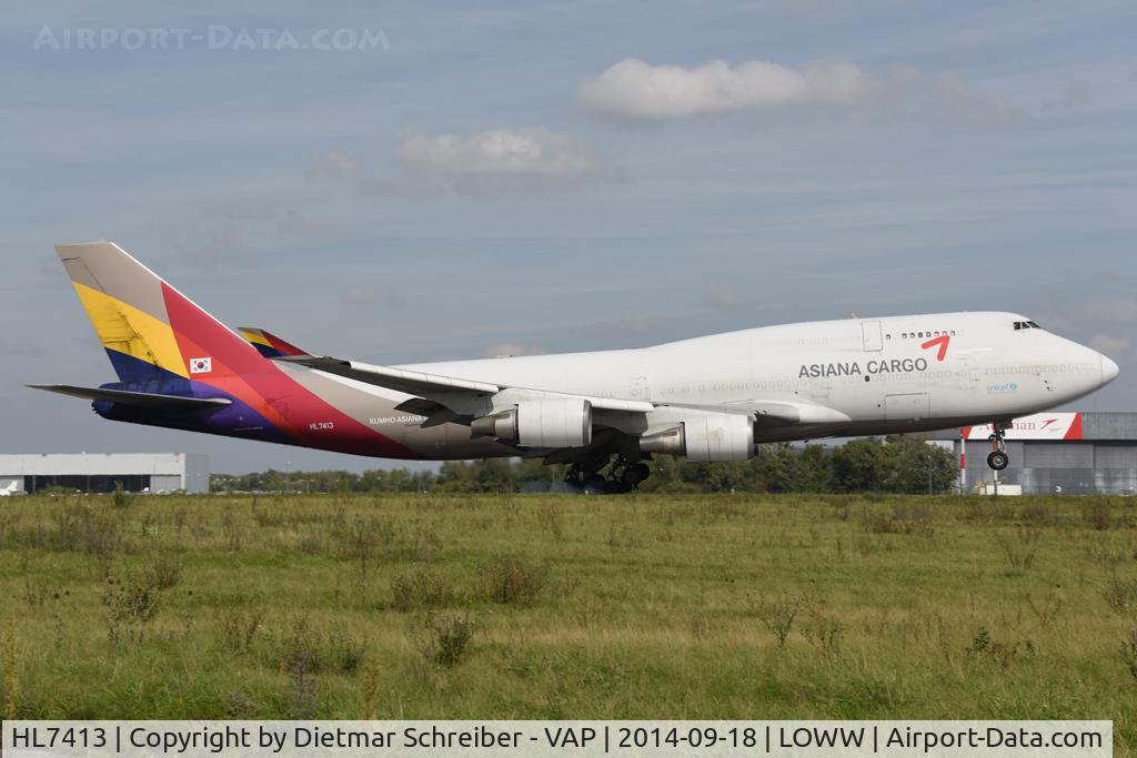 HL7413, 1991 Boeing 747-48ESF C/N 25405, Asiana Boeing 747-400