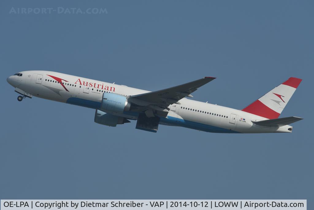 OE-LPA, 1997 Boeing 777-2Z9/ER C/N 28698, Austrian Airlines Boeing 777-200