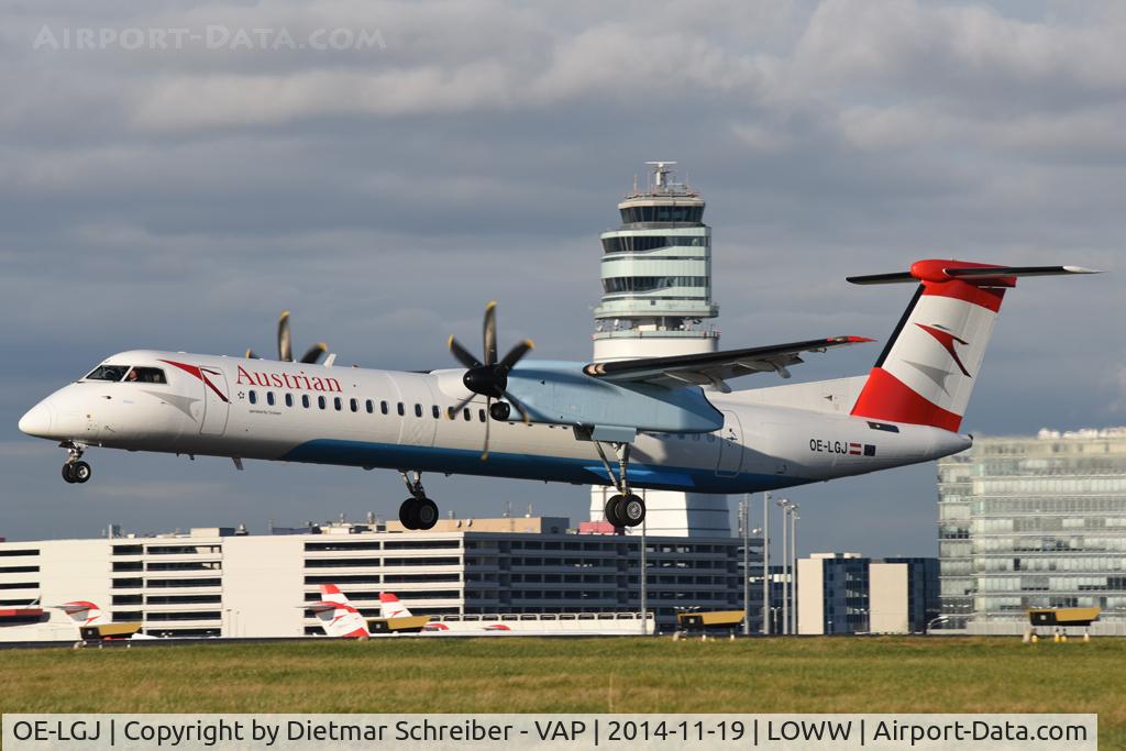 OE-LGJ, 2005 De Havilland Canada DHC-8-402Q Dash 8 C/N 4104, Austrian Airlines Dash 8-400