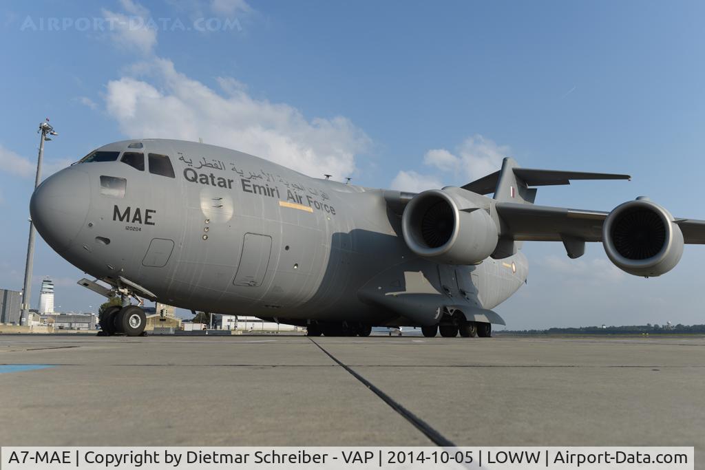 A7-MAE, 2012 Boeing C-17A Globemaster III C/N F-252, Qatar C17