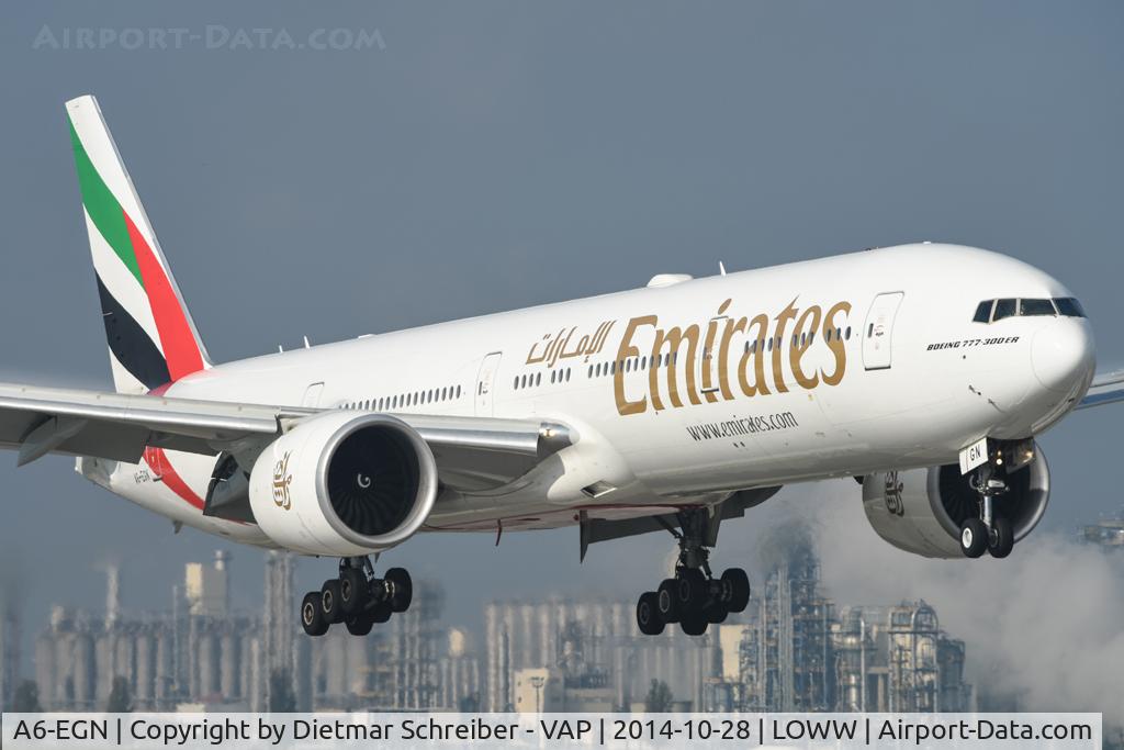 A6-EGN, 2012 Boeing 777-31H/ER C/N 41074, Emirates Boeing 777-300