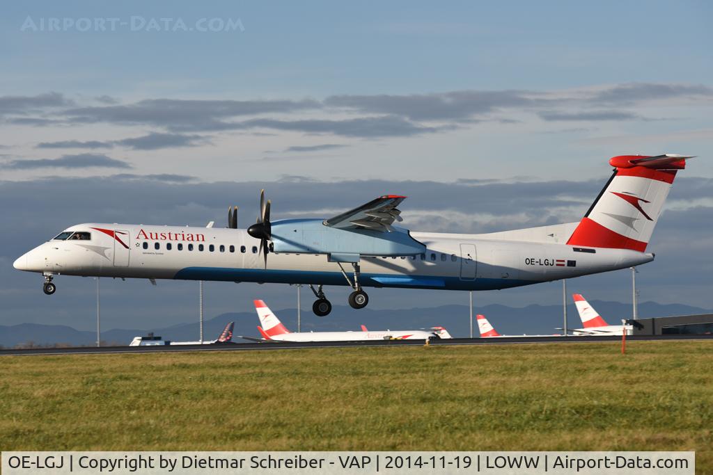 OE-LGJ, 2005 De Havilland Canada DHC-8-402Q Dash 8 C/N 4104, Austrian Airlines Dash 8-400