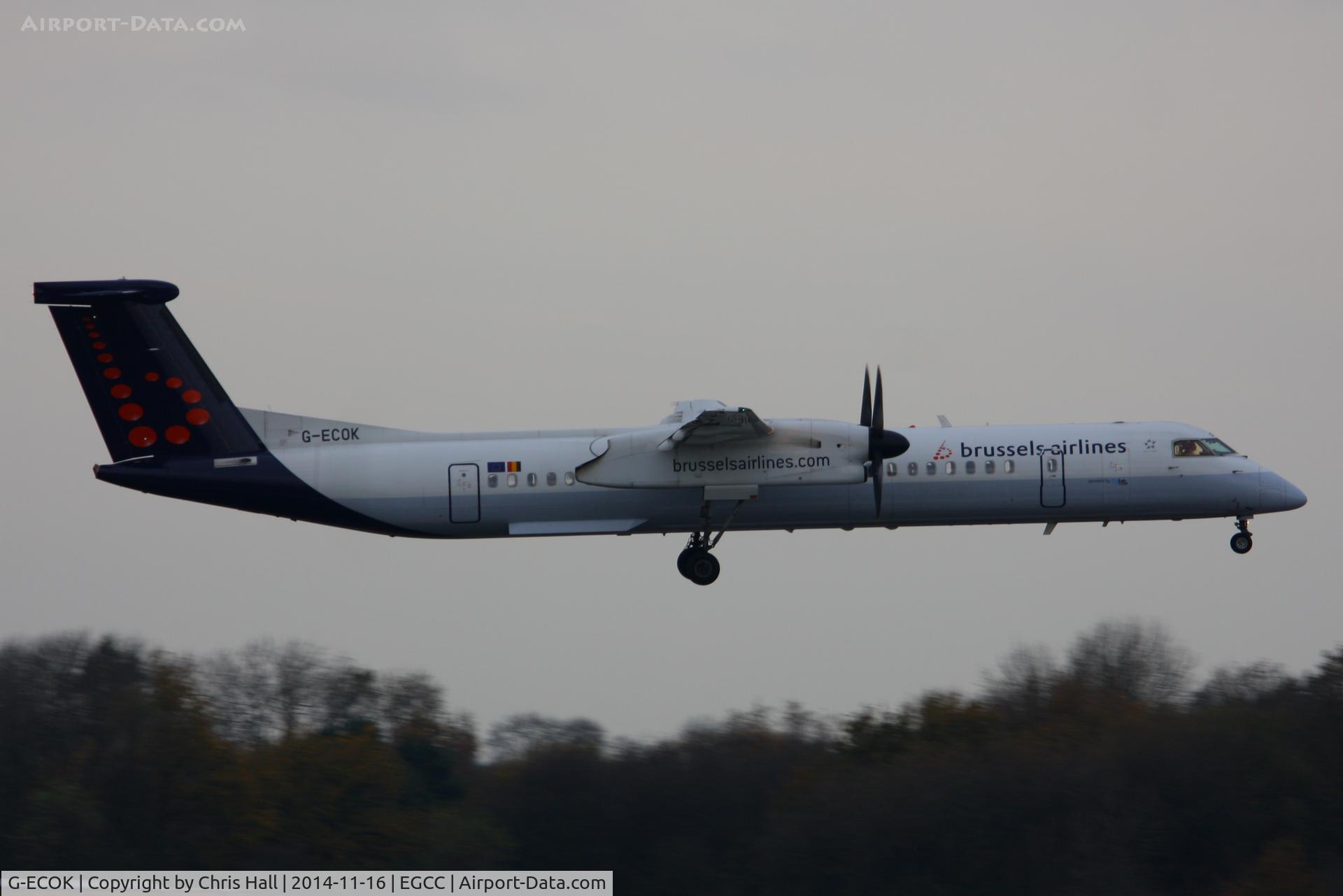 G-ECOK, 2008 Bombardier DHC-8-402Q Dash 8 C/N 4230, Brussels Airlines