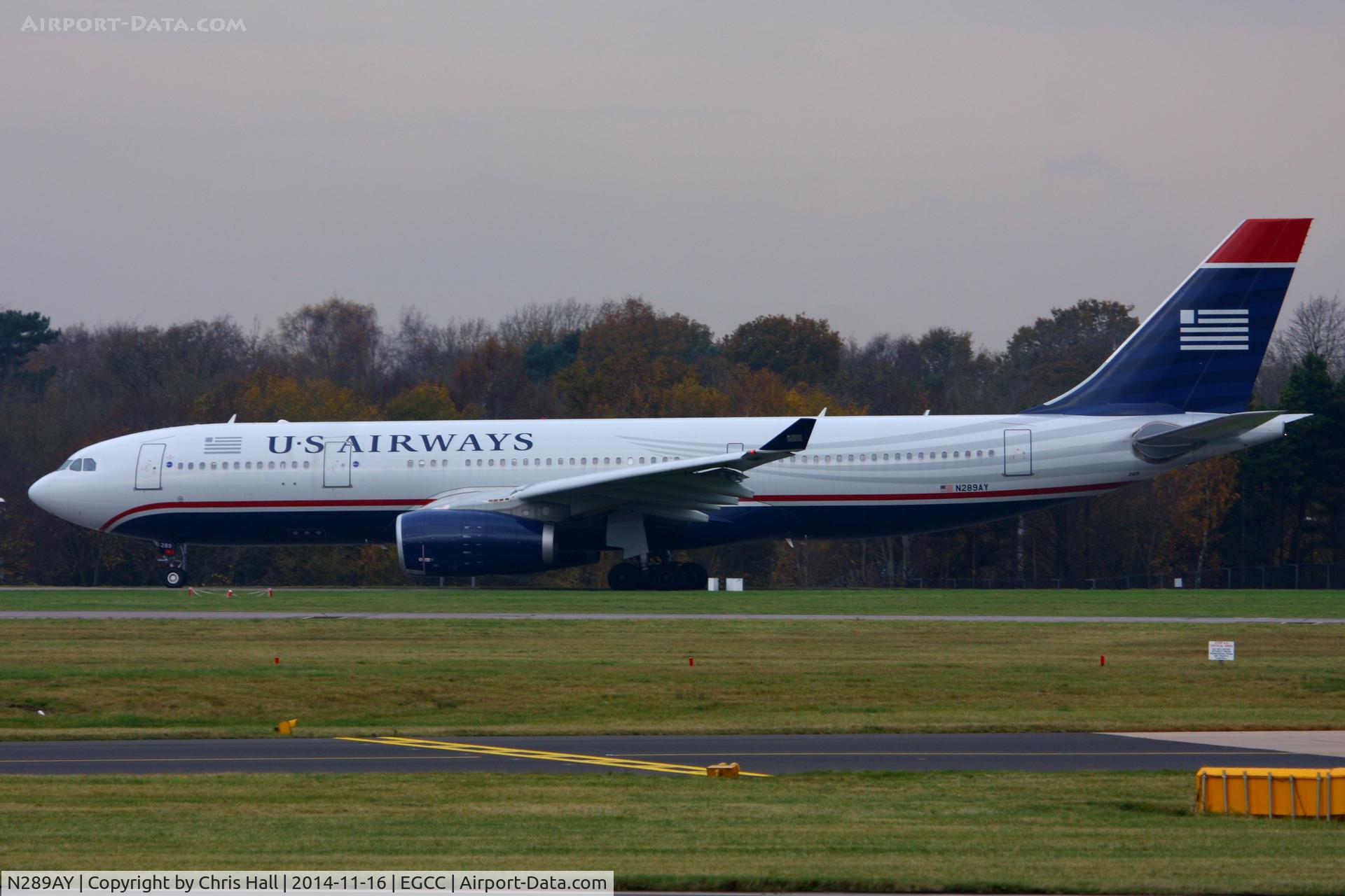 N289AY, 2013 Airbus A330-243 C/N 1455, US Airways