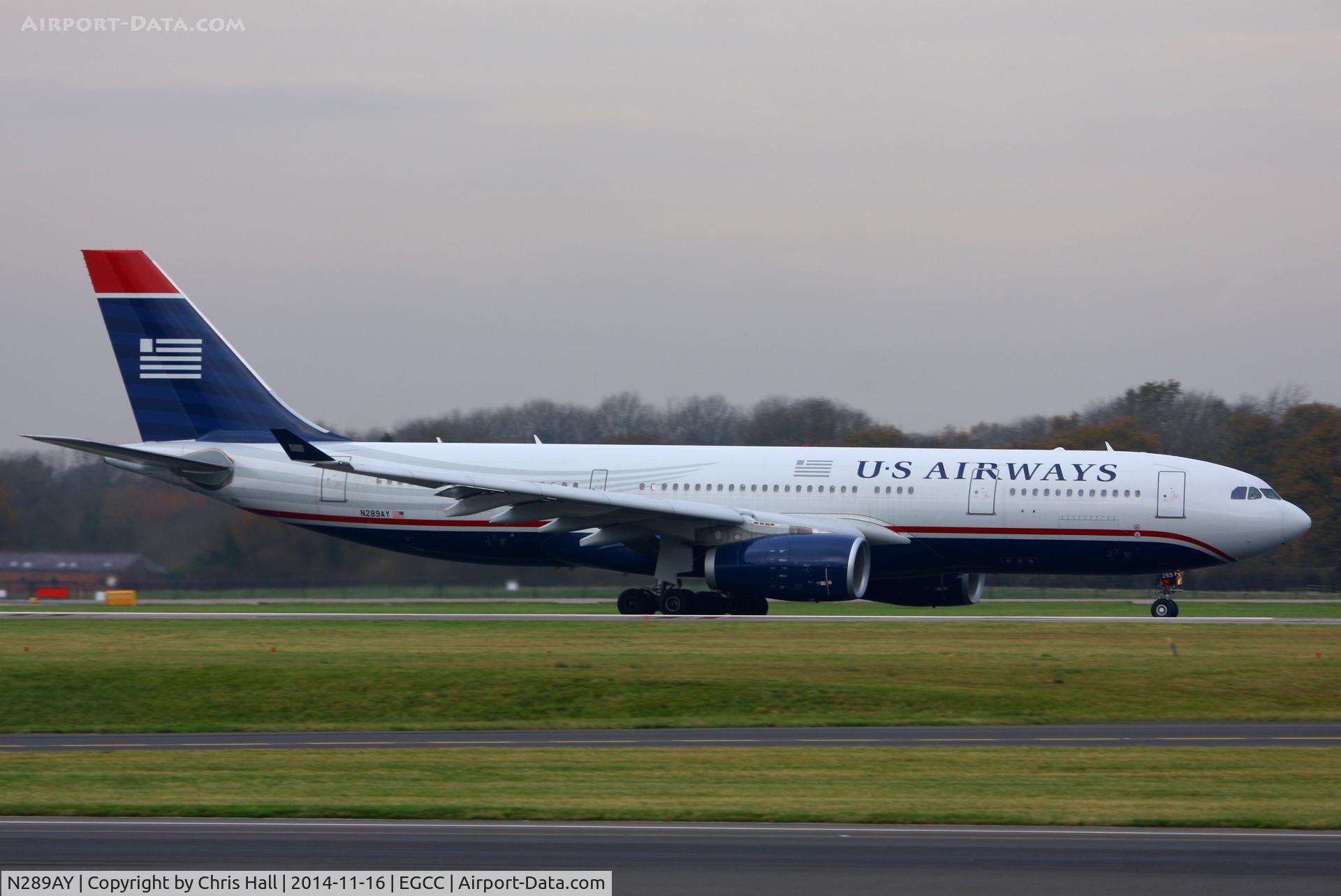 N289AY, 2013 Airbus A330-243 C/N 1455, US Airways