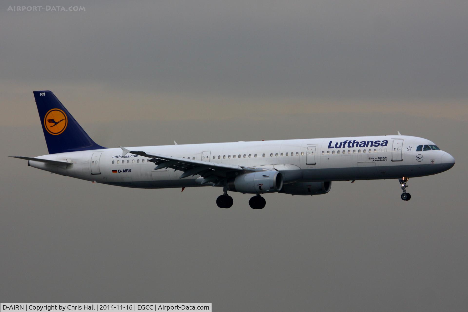 D-AIRN, 1995 Airbus A321-131 C/N 0560, Lufthansa
