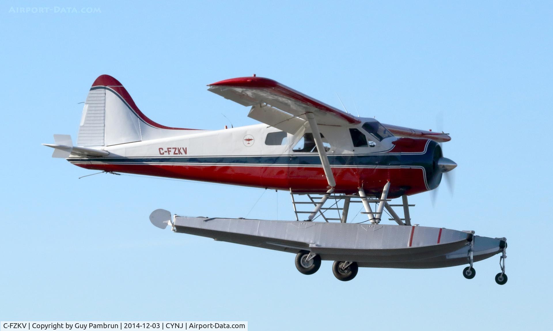 C-FZKV, 1955 De Havilland Canada DHC-2 Beaver Mk.I C/N 775, Landing