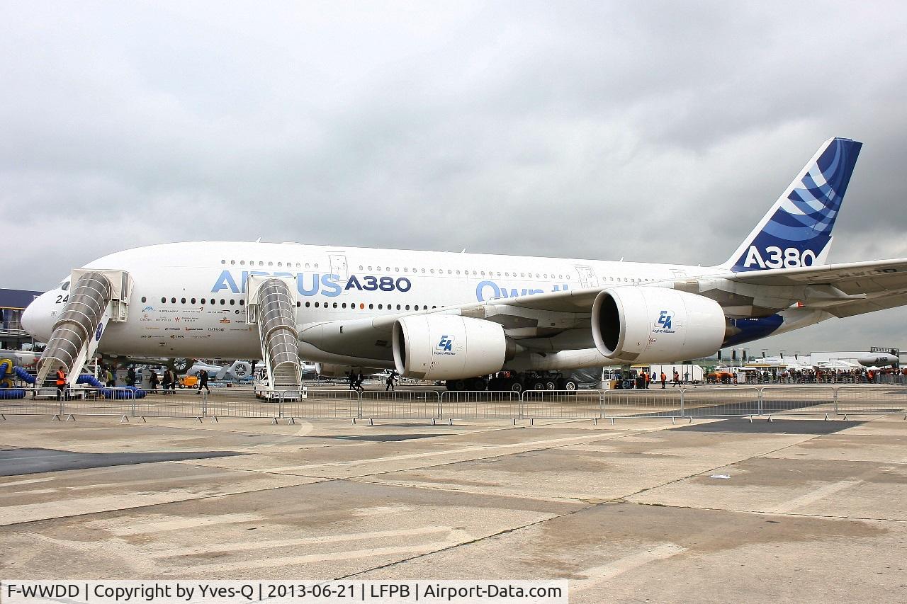 F-WWDD, 2005 Airbus A380-861 C/N 004, Airbus A380-861, Static display, Paris-Le Bourget (LFPB-LBG) Air Show 2013