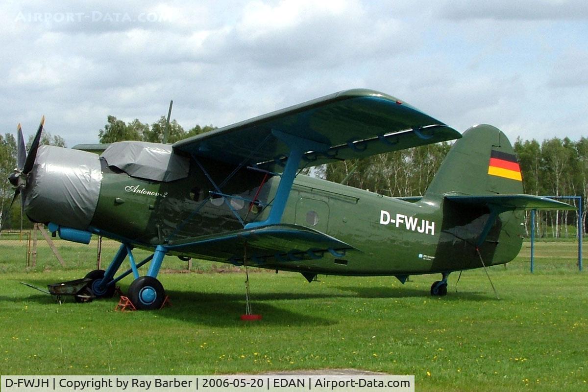 D-FWJH, Antonov An-2TD C/N 1G142-33, D-FWJH   Antonov An-2T [1G142-33] Neustadt-Glewe~D 20/05/2006
