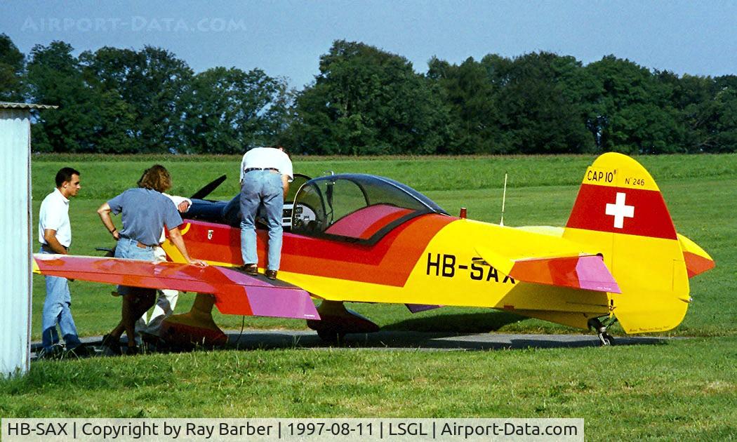 HB-SAX, 1990 Mudry CAP-10B C/N 246, Mudry CAP-10B [246] Lausanne~HB 11/08/1997
