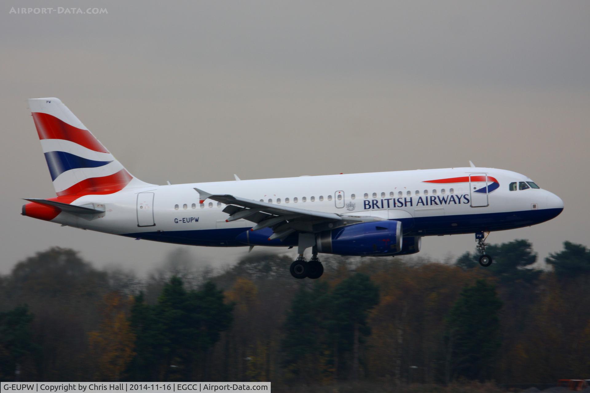 G-EUPW, 2001 Airbus A319-131 C/N 1440, British Airways