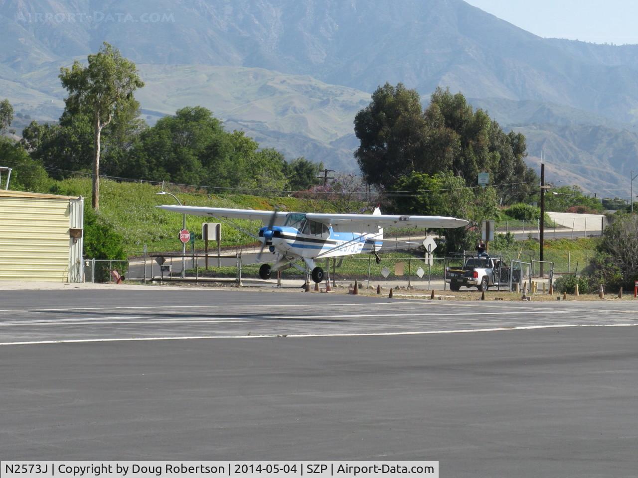 N2573J, 1979 Piper PA-18-150 Super Cub C/N 18-7909132, 1979 Piper PA-18-150 SUPER CUB, Lycoming O-320 150 Hp, landing Rwy 22