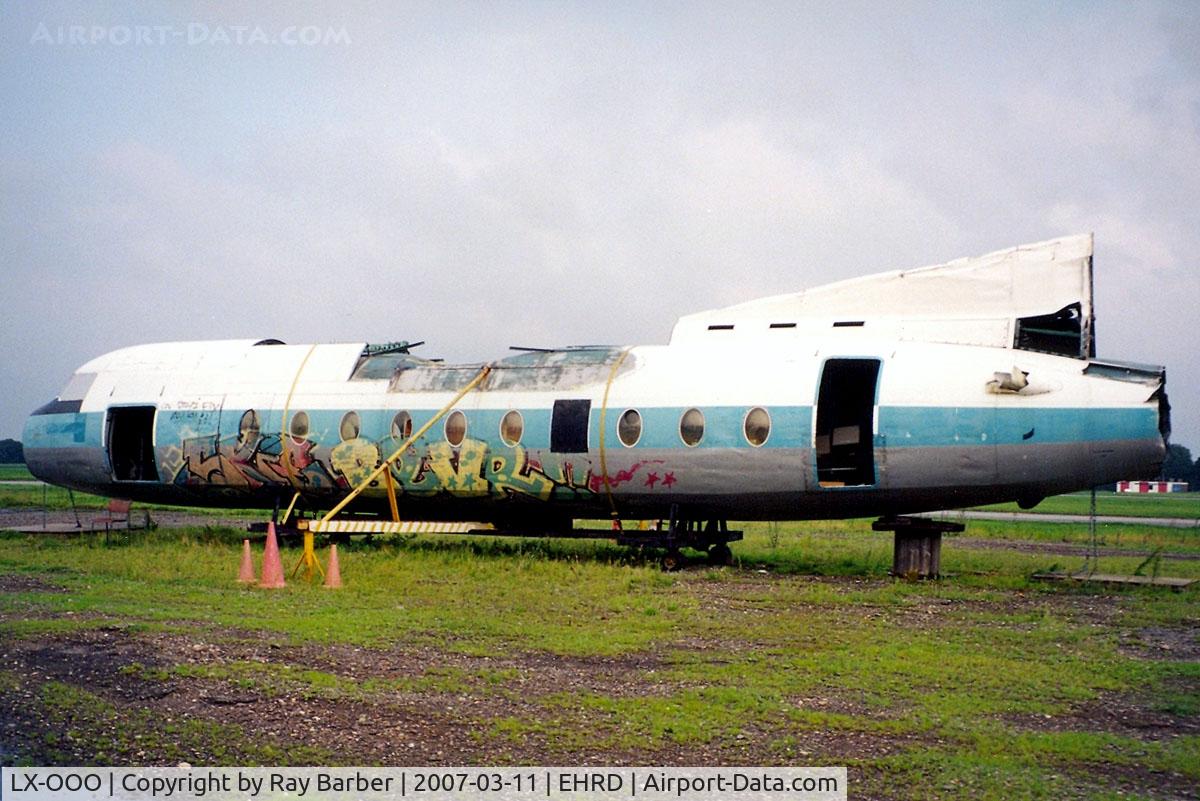 LX-OOO, 1965 Fokker F.27-100 Friendship C/N 10269, LX-OOO   Fokker F-27-100 Friendship [10269] (Rotterdam Airport Fire Service) Rotterdam~PH 30/08/1996 Broken up here in August 2005.
