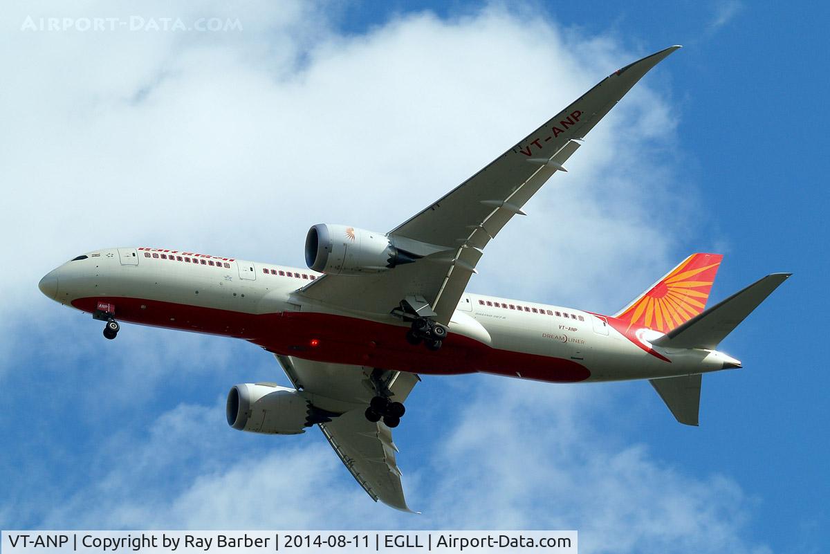 VT-ANP, 2013 Boeing 787-8 Dreamliner C/N 36287, Boeing 787-8 Dreamliner [36287] (Air India) Home~G 11/08/2014. On approach 27R.