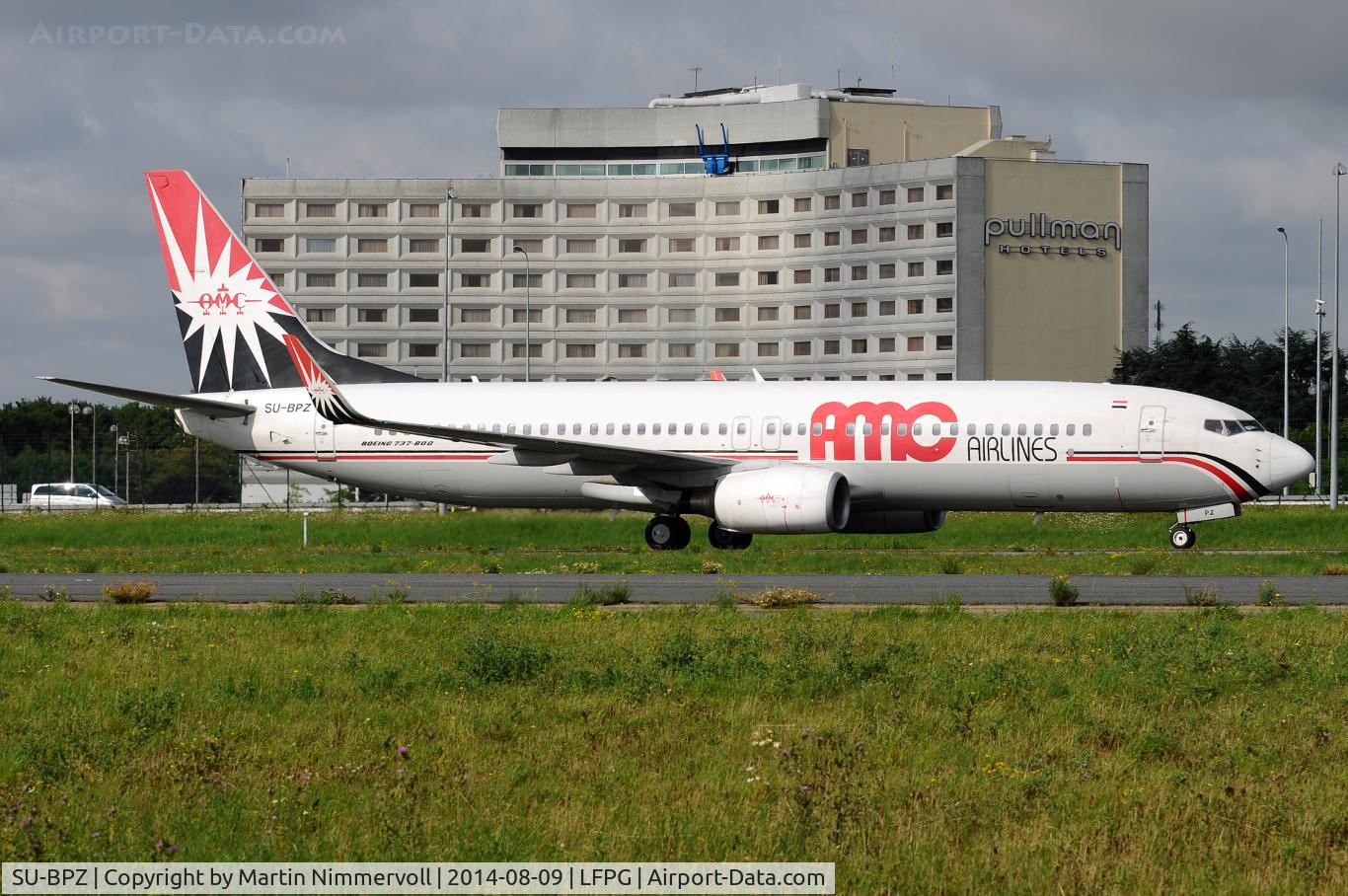 SU-BPZ, 2007 Boeing 737-86N C/N 35213, AMC Airlines