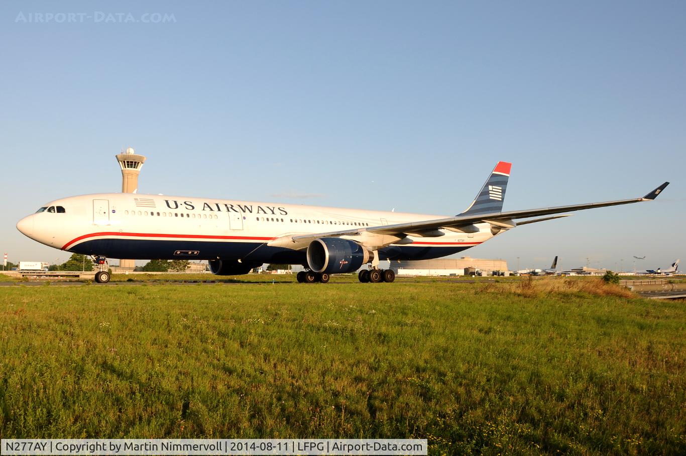 N277AY, 2001 Airbus A330-323 C/N 0380, US Airways
