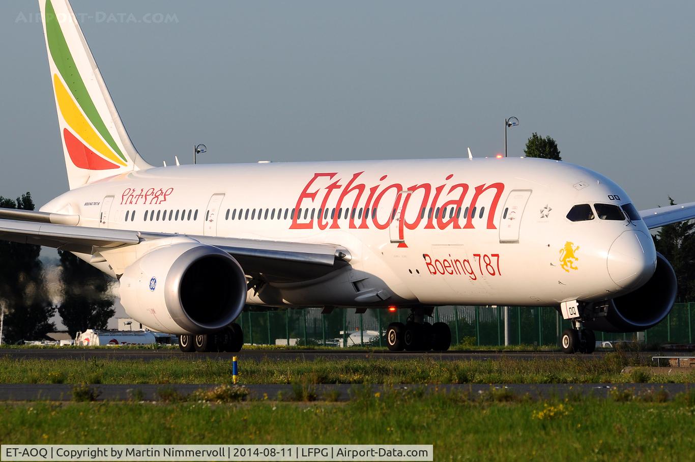 ET-AOQ, 2012 Boeing 787-8 Dreamliner C/N 34745, Ethiopian Airlines