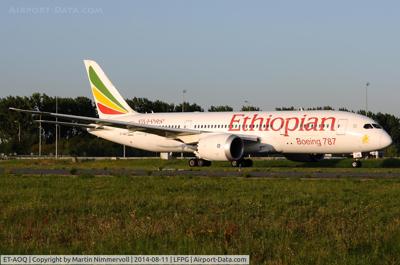 ET-AOQ, 2012 Boeing 787-8 Dreamliner C/N 34745, Ethiopian Airlines
