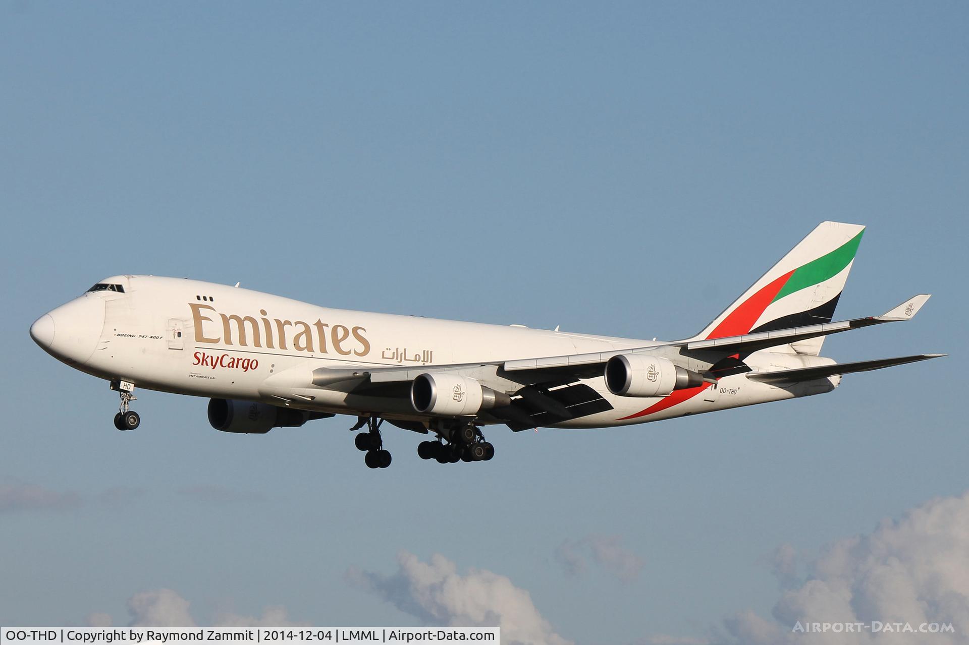 OO-THD, 2008 Boeing 747-4HAERF C/N 35236, B747-400 OO-THD Emirates Airlines