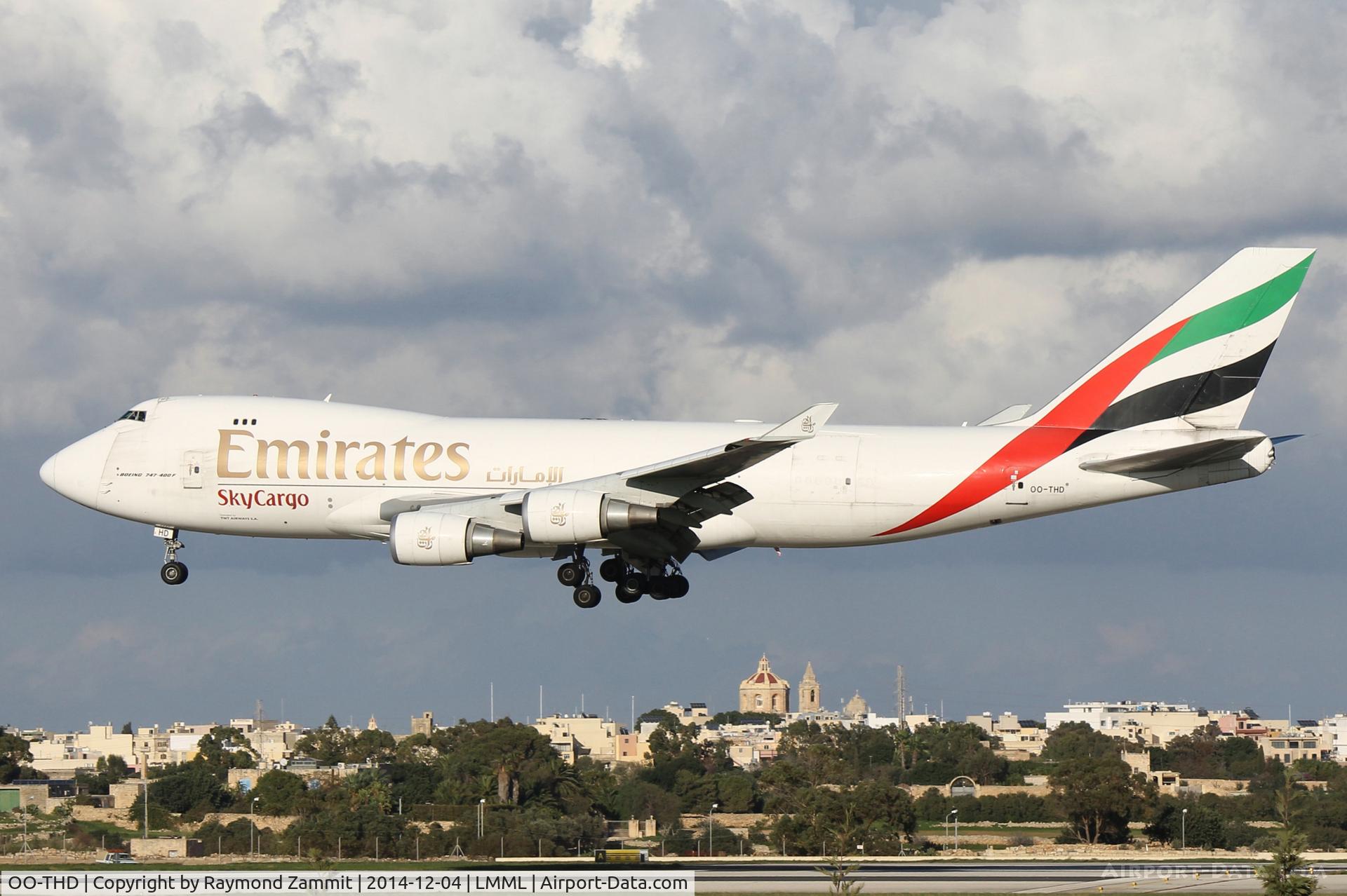 OO-THD, 2008 Boeing 747-4HAERF C/N 35236, B747-400 OO-THD Emirates Airlines