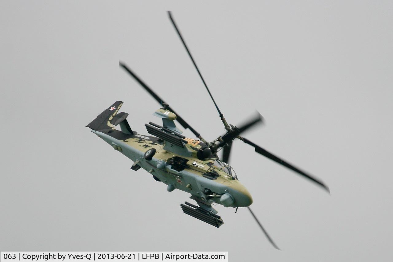 063, Kamov Ka-52 Alligator C/N 3538264800003, Kamov Ka-52 Alligator, On display, Paris-Le Bourget (LFPB-LBG) Air Show 2013
