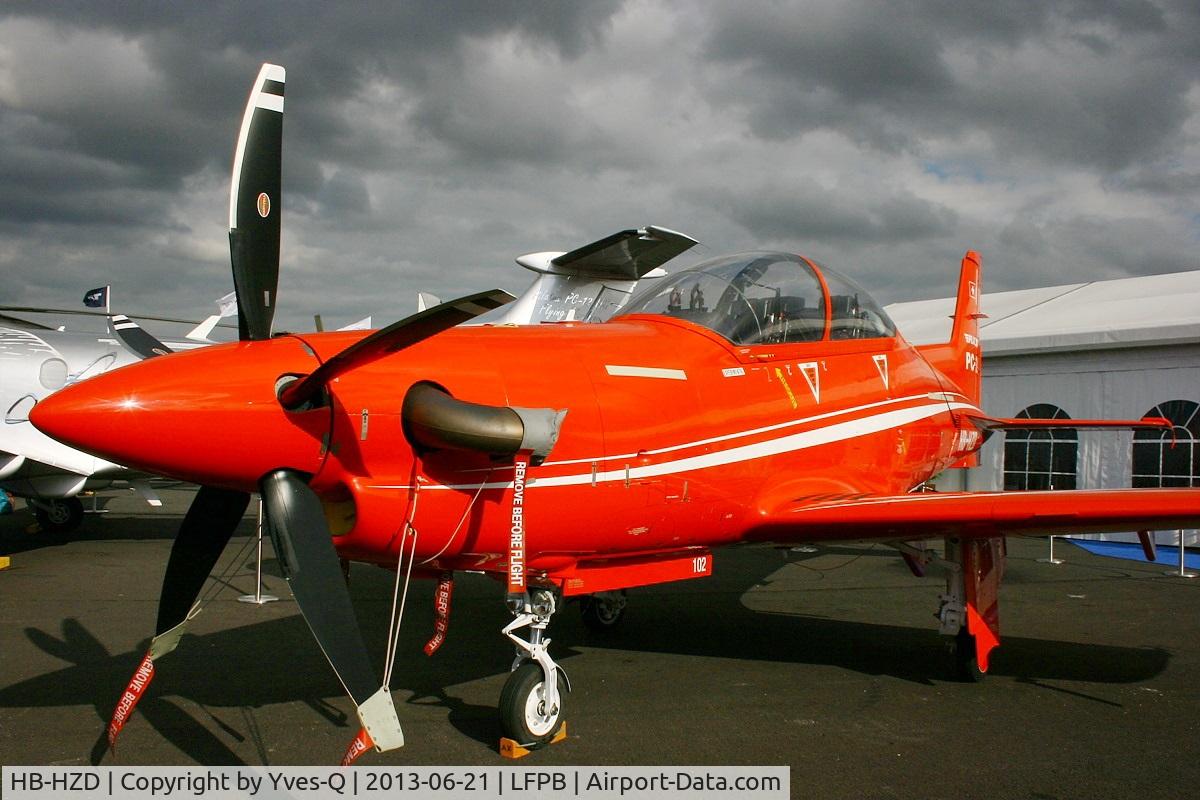 HB-HZD, 2007 Pilatus PC-21 C/N 102, Pilatus PC-21, Static Display Pilatus Area, Paris-Le Bourget Air Show 2013