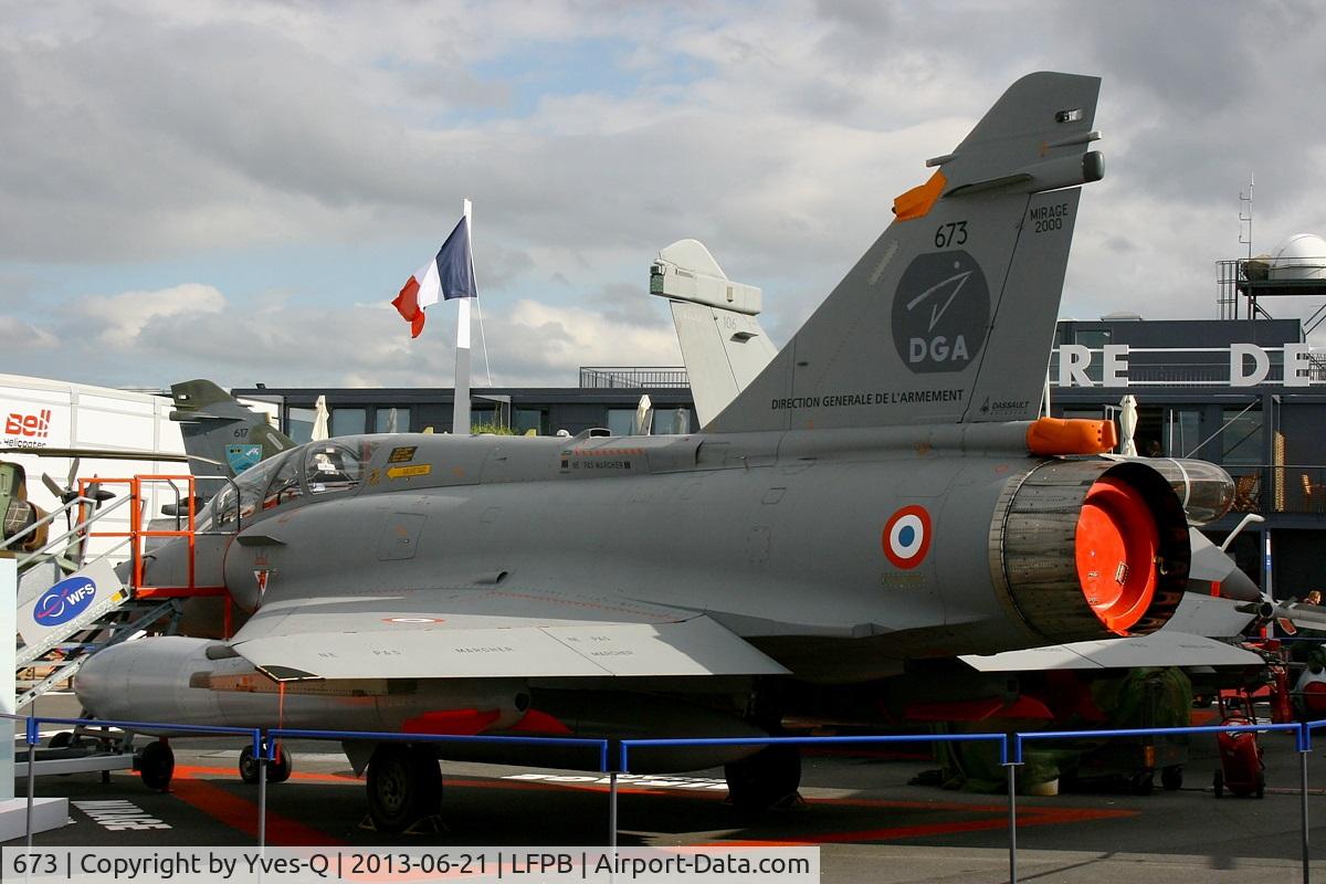 673, Dassault Mirage 2000D C/N 547, Dassault Mirage 2000D, Static display, Paris-Le Bourget (LFPB-LBG) Air Show 2013