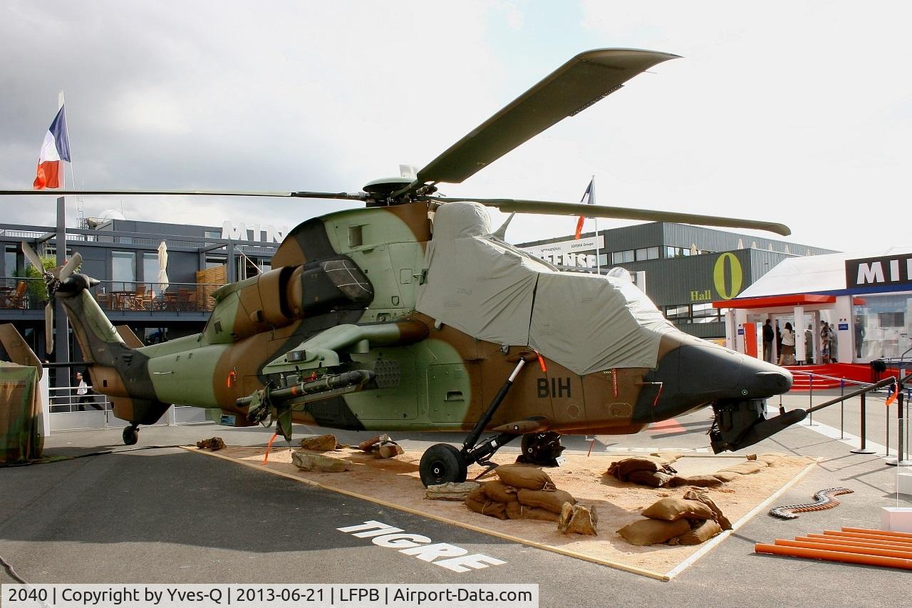 2040, Eurocopter EC-665 Tigre HAP C/N 2040, Eurocopter EC-665 Tigre HAP, Static display, Paris-Le Bourget (LFPB-LBG) Air Show 2013