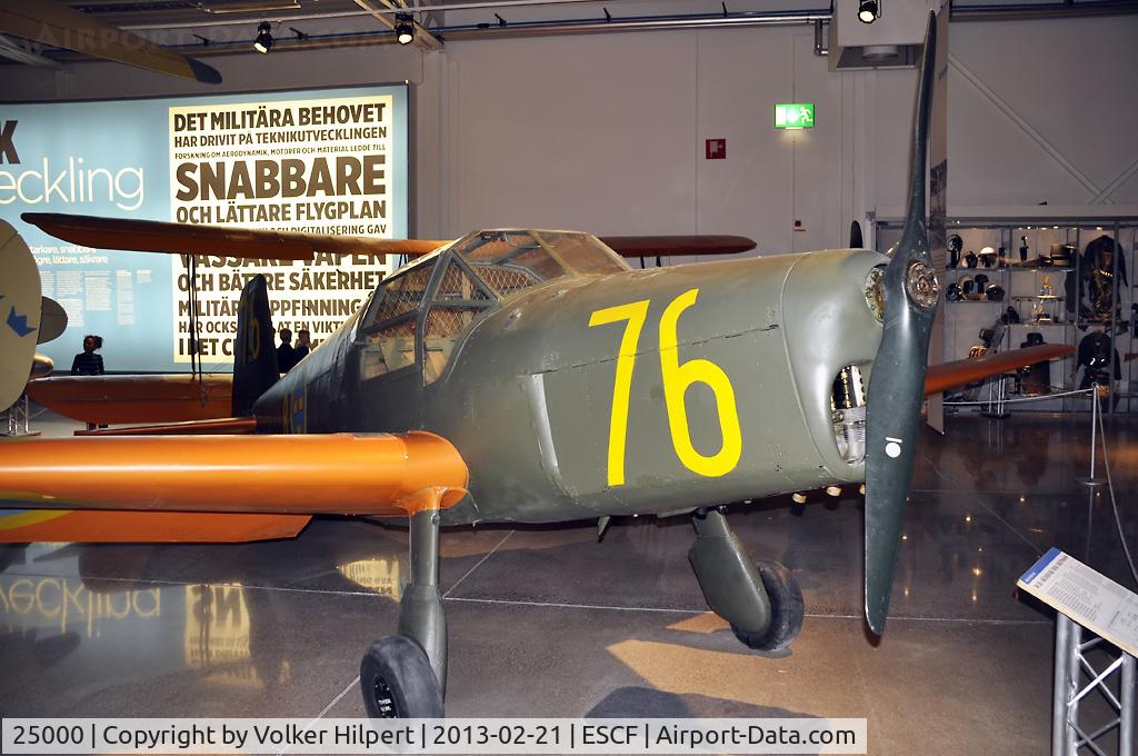 25000, 1942 Bucker Bu-181 Bestmann C/N 181-5001, at Linkoping