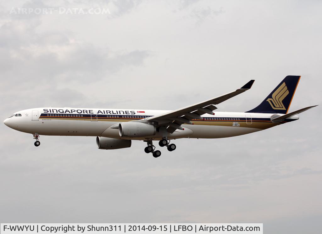F-WWYU, 2014 Airbus A330-343 C/N 1562, C/n 1562 - To be 9V-SSD