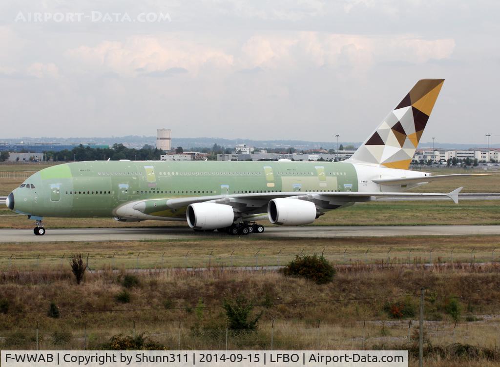 F-WWAB, 2014 Airbus A380-861 C/N 170, C/n 0170 - For Etihad Airways