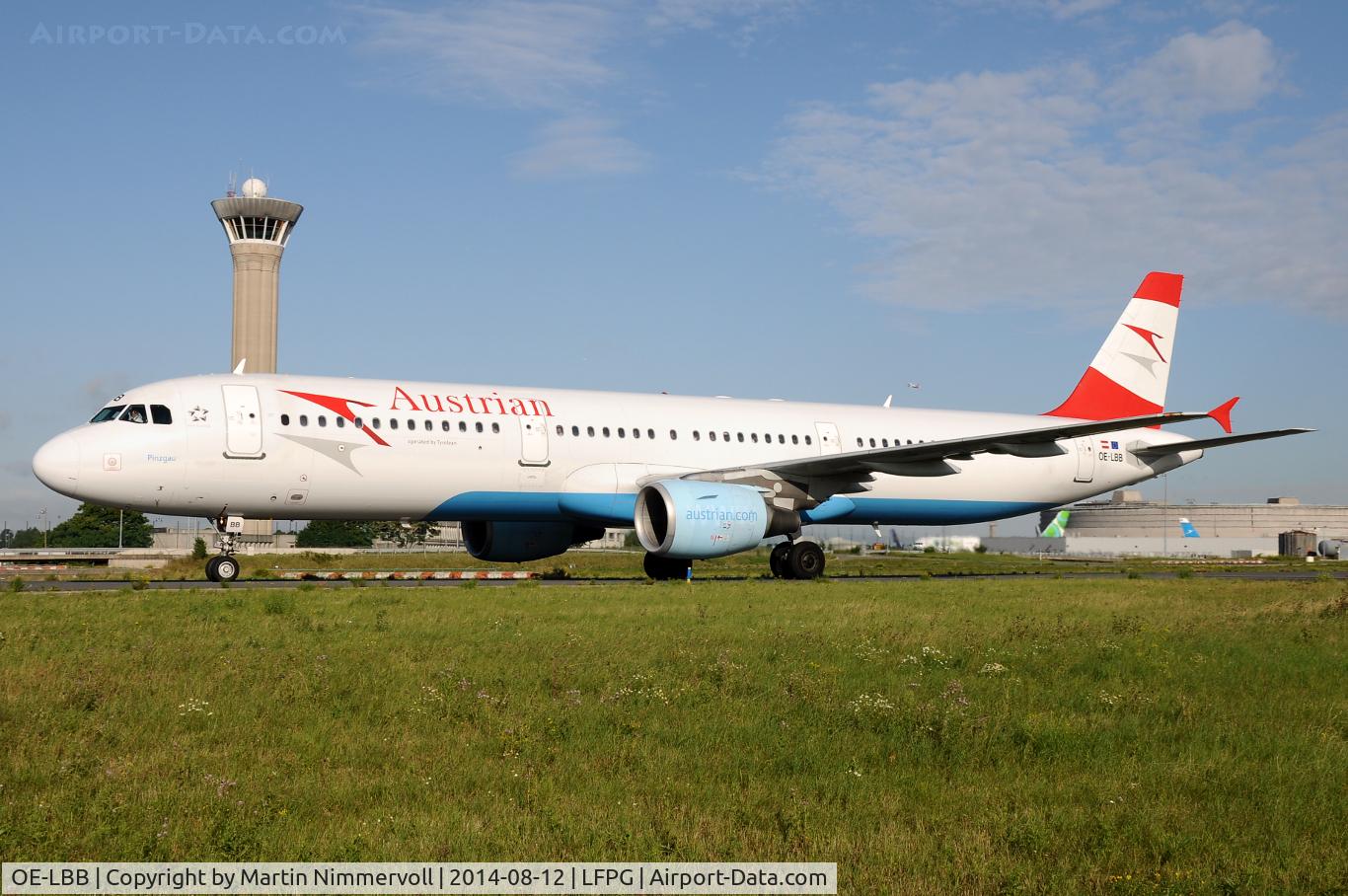 OE-LBB, 1995 Airbus A321-111 C/N 570, Austrian Airlines