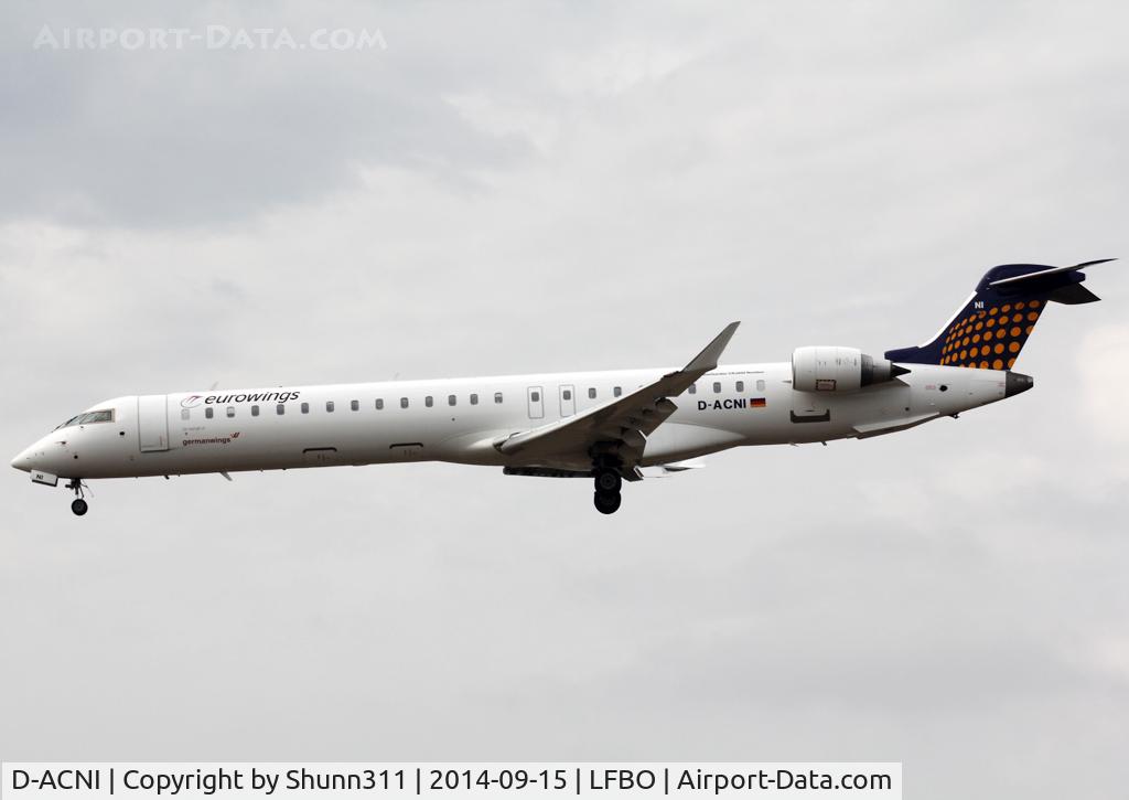D-ACNI, 2009 Bombardier CRJ-900 NG (CL-600-2D24) C/N 15248, Landing rwy 14L