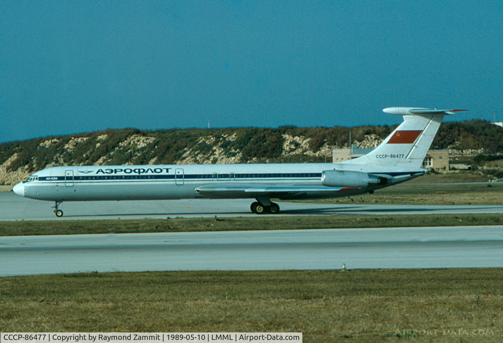 CCCP-86477, 1977 Ilyushin Il-62M C/N 4727435, Ilyushin IL-62 CCCP-86477 Aeroflot